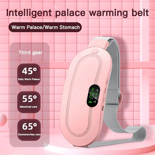 Rechargeable Warm Belt Electric Heating Uterus Menstrual Stomachache Waist Massager Heated Massage Warming Belt For Girls During Menstrual Period Auntie Nuangongbao Intelligent Heating Waist